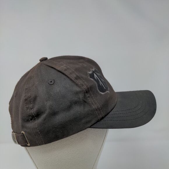 Outback Slideback Aussie Slugger Cap Brown OSFA Adjustable Embroidered Cotton - Picture 5 of 9